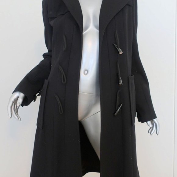 Chanel Duffle Coat Wool Hooded Toggle Jacket - Picture 2 of 12